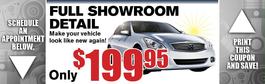 Full showroom Detail