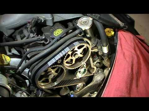 chrysler 2.4 timing belt tensioner installation