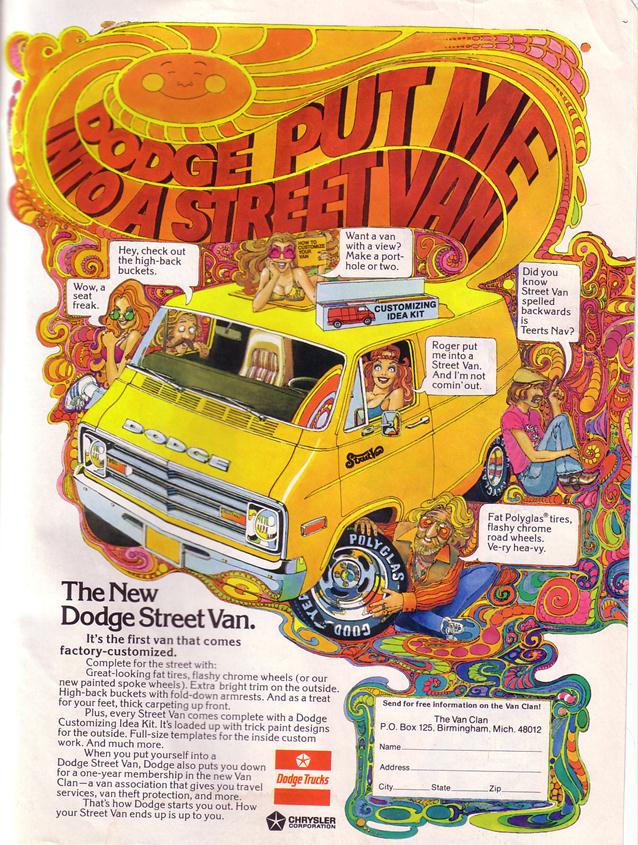 1970s Dodge ad for the Street Van