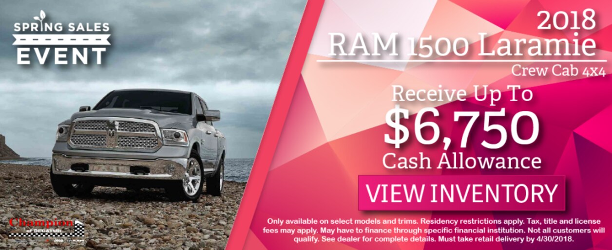 Champion Of Decatur, Inc. New Chrysler, Dodge, Jeep, Ram dealership