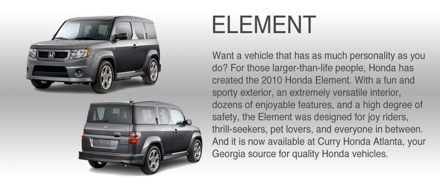New Honda Element Curry Honda Near Atlanta Ga