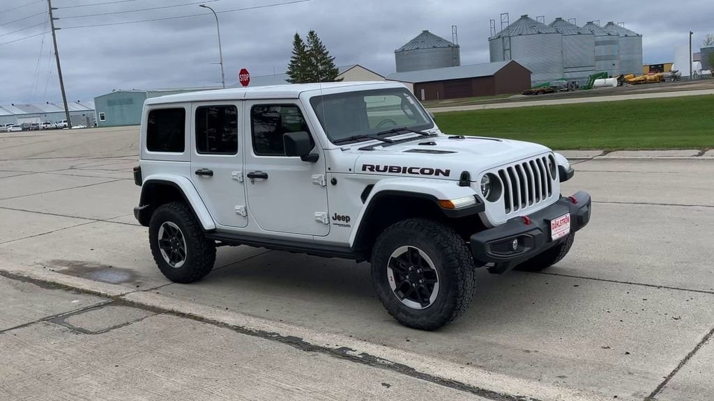 Used 2021 Jeep Wrangler Unlimited Rubicon with VIN 1C4HJXFG5MW855096 for sale in Oslo, Minnesota