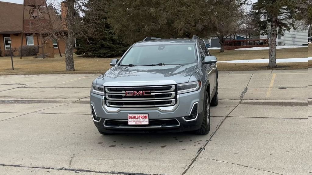 Used 2023 GMC Acadia SLT with VIN 1GKKNUL40PZ199206 for sale in Oslo, Minnesota