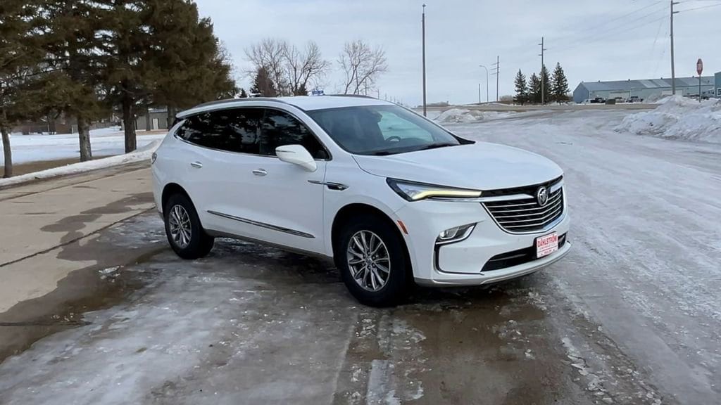 Used 2023 Buick Enclave Essence with VIN 5GAEVAKW1PJ244650 for sale in Oslo, Minnesota