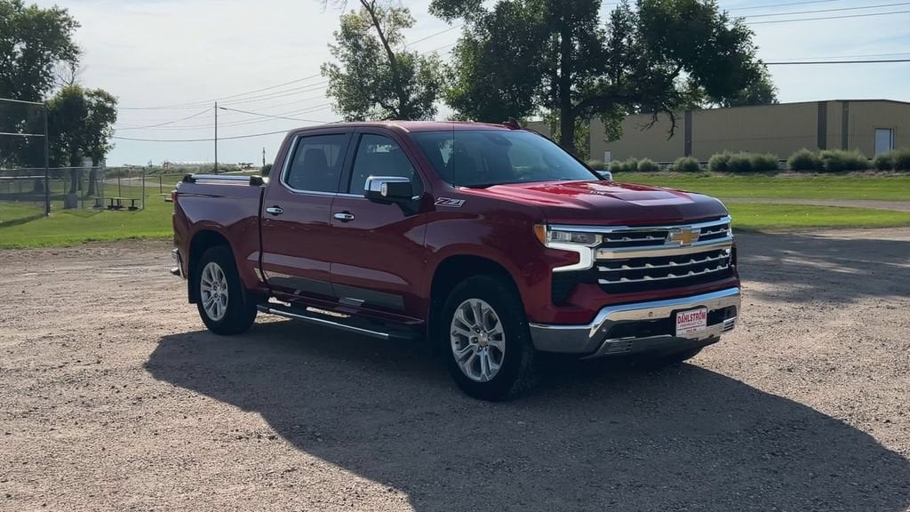 Used 2023 Chevrolet Silverado 1500 LTZ with VIN 1GCUDGEL0PZ149032 for sale in Oslo, Minnesota