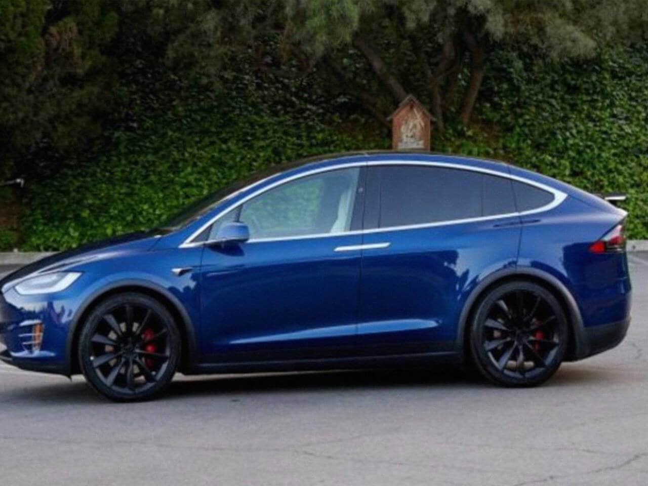 Used 2018 Tesla Model X P100D with VIN 5YJXCBE44JF573872 for sale in Wahpeton, ND