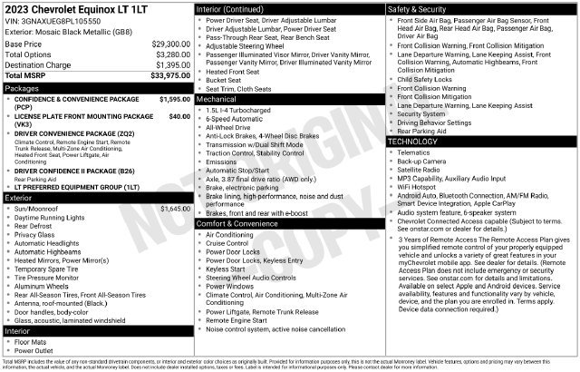 Used 2023 Chevrolet Equinox LT SUV