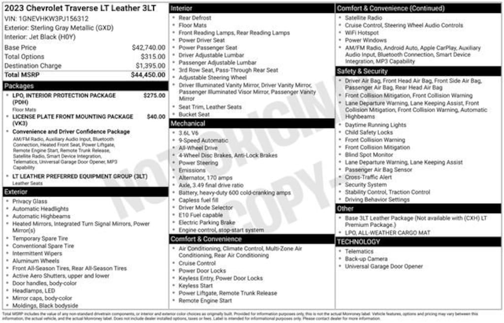 Used 2023 Chevrolet Traverse LT Leather SUV