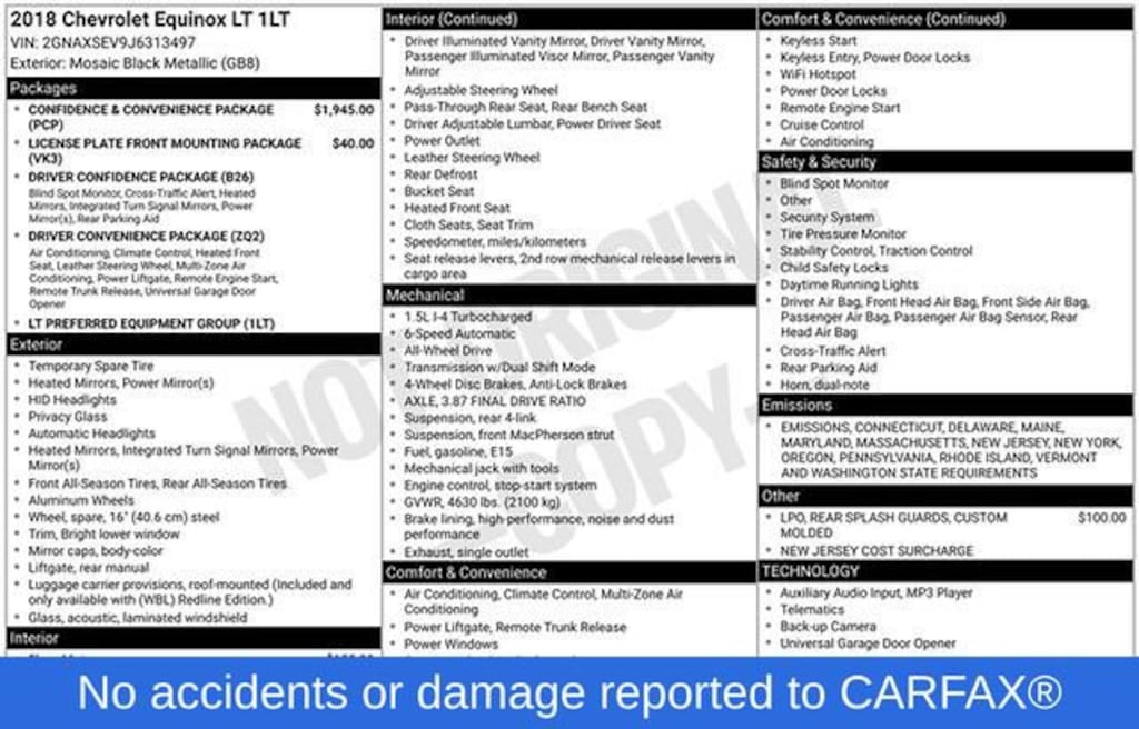 Used 2018 Chevrolet Equinox LT SUV