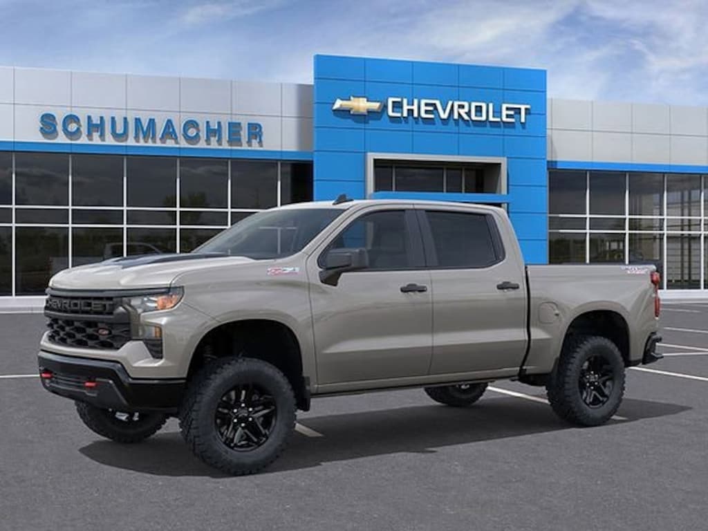 New 2026 Chevrolet Silverado 1500 Custom Trail Boss Truck Crew Cab