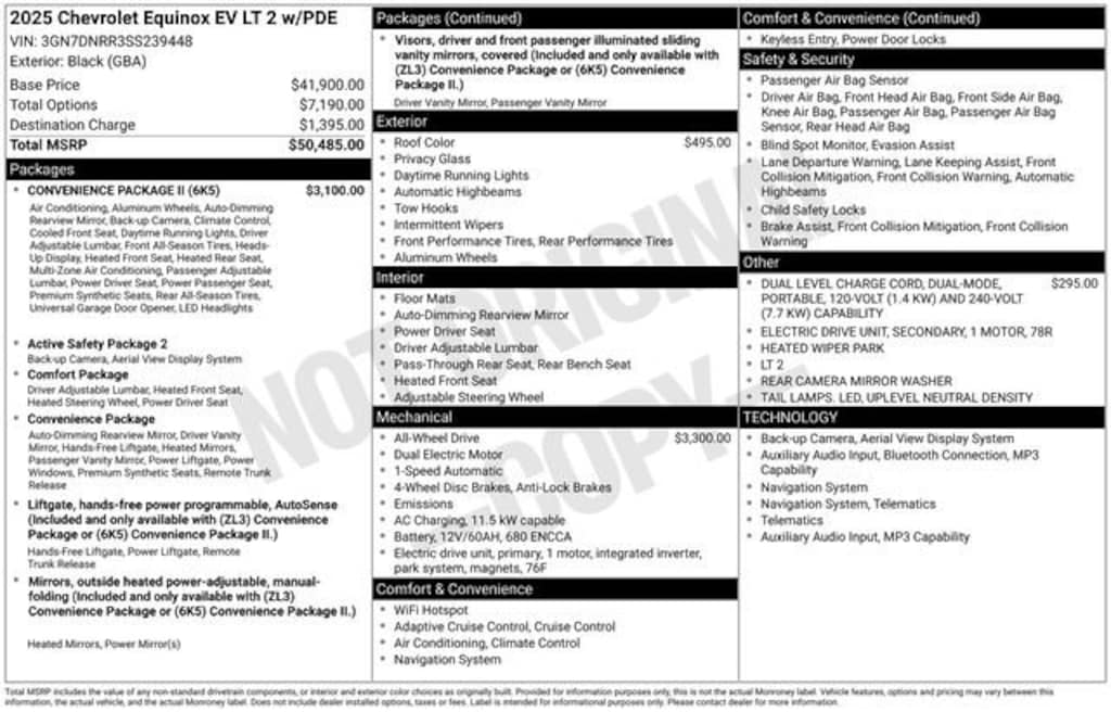 New 2025 Chevrolet Equinox EV LT SUV