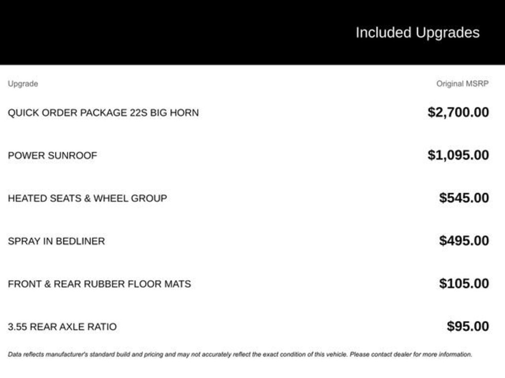 Used 2017 Ram 1500 Big Horn Truck Crew Cab