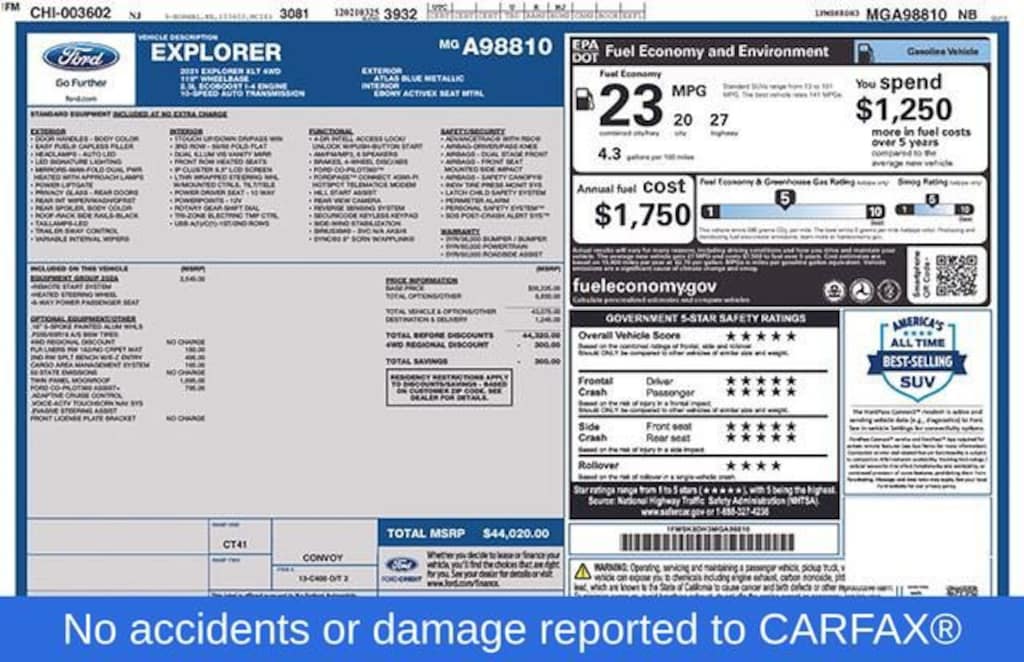 Used 2021 Ford Explorer XLT SUV