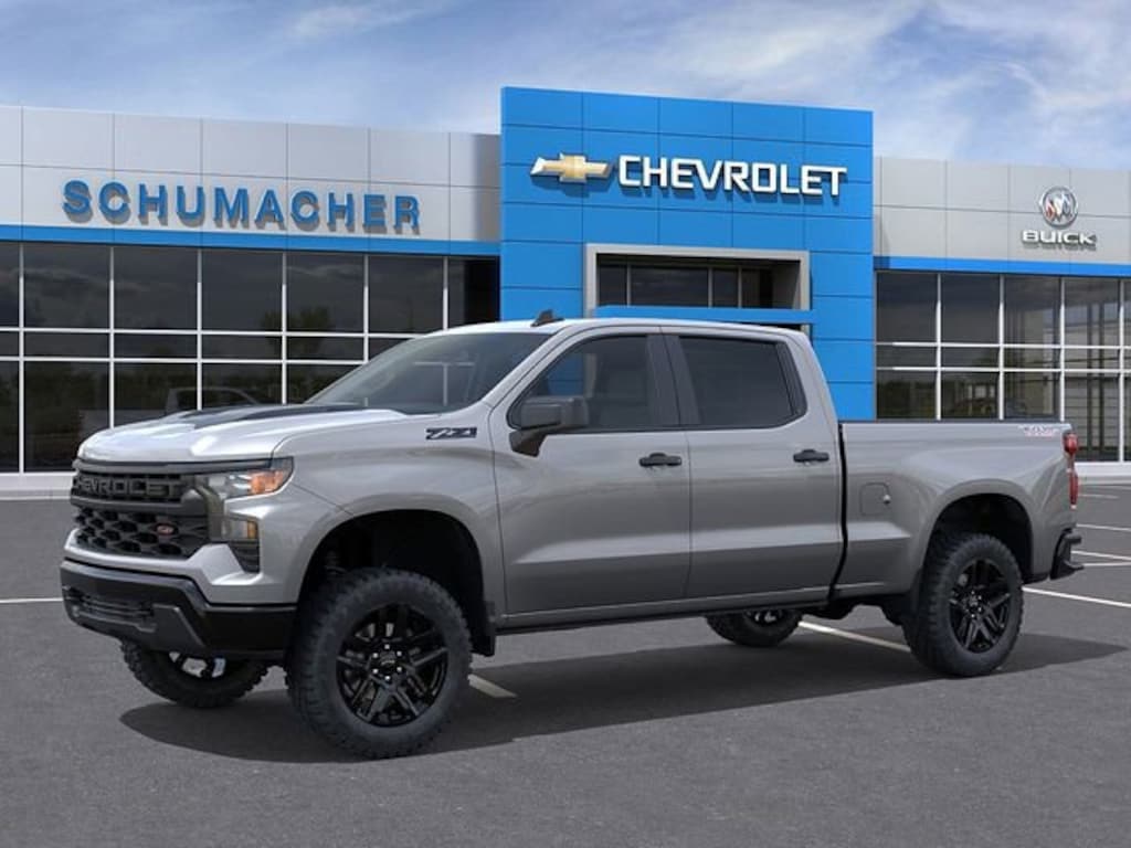 New 2026 Chevrolet Silverado 1500 Custom Trail Boss Truck Crew Cab