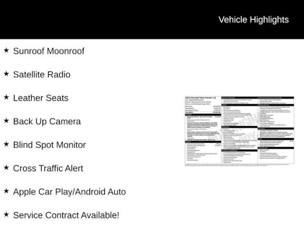 Used 2023 Chevrolet Tahoe Premier SUV