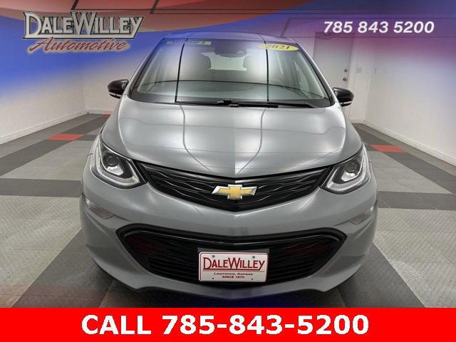Used 2021 Chevrolet Bolt EV LT with VIN 1G1FY6S05M4109631 for sale in Kansas City