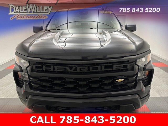 Certified 2022 Chevrolet Silverado 1500 Custom with VIN 1GCPDBEK1NZ610095 for sale in Kansas City