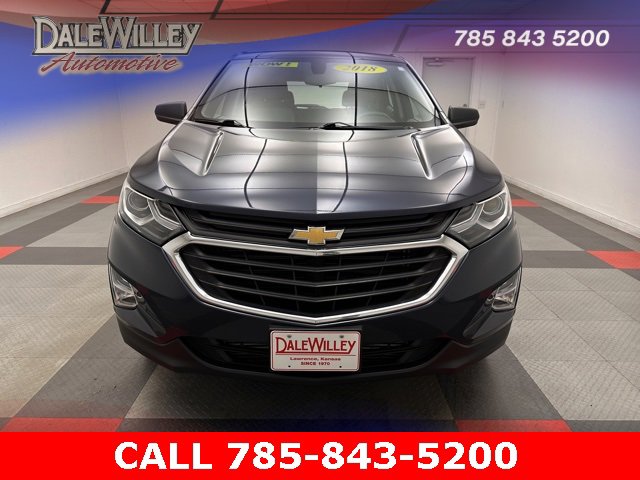Used 2018 Chevrolet Equinox LS with VIN 3GNAXHEV0JS602627 for sale in Kansas City