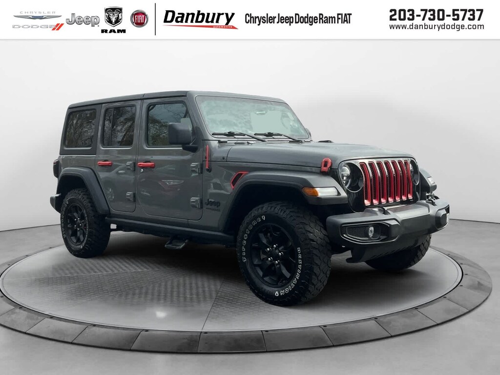 Certified 2021 Jeep Wrangler Unlimited Willys 4x4