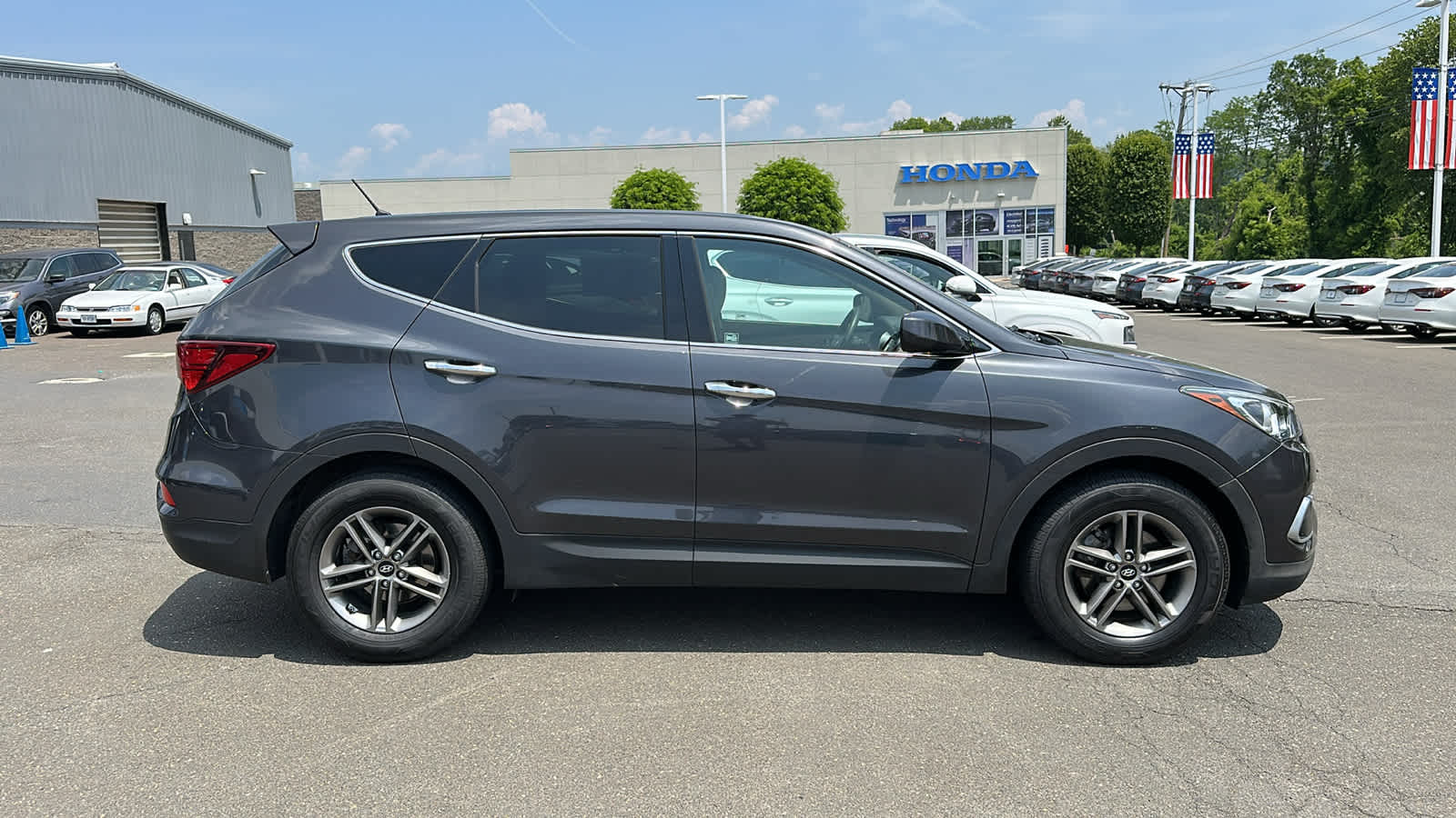 Used 2018 Hyundai Santa Fe Sport Base with VIN 5XYZTDLB4JG551904 for sale in Danbury, CT