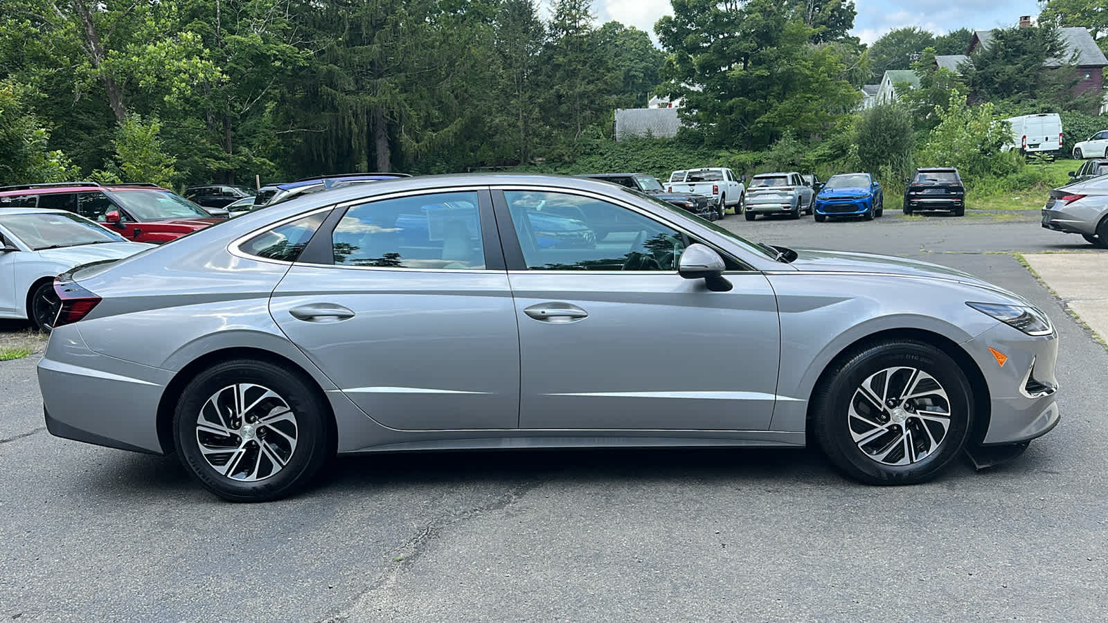 Certified 2023 Hyundai Sonata Hybrid Blue with VIN KMHL24JJ3PA078276 for sale in Danbury, CT