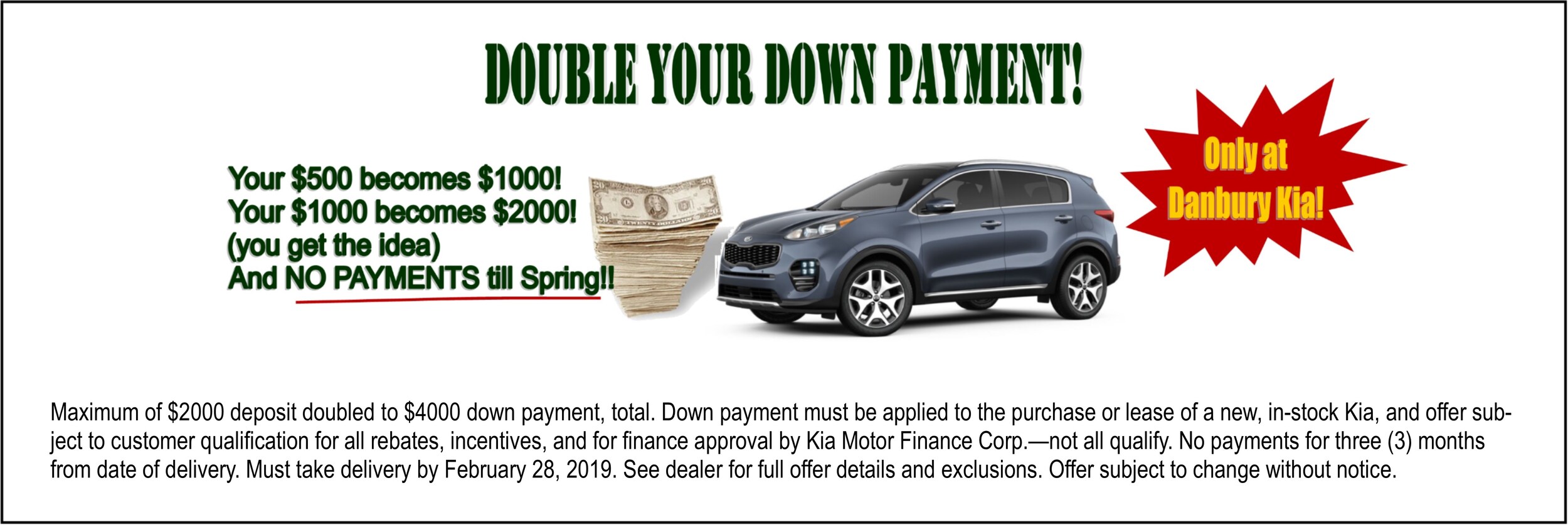 Kia dealer in Danbury Near New Milford, Newtown & Dutchess County NY