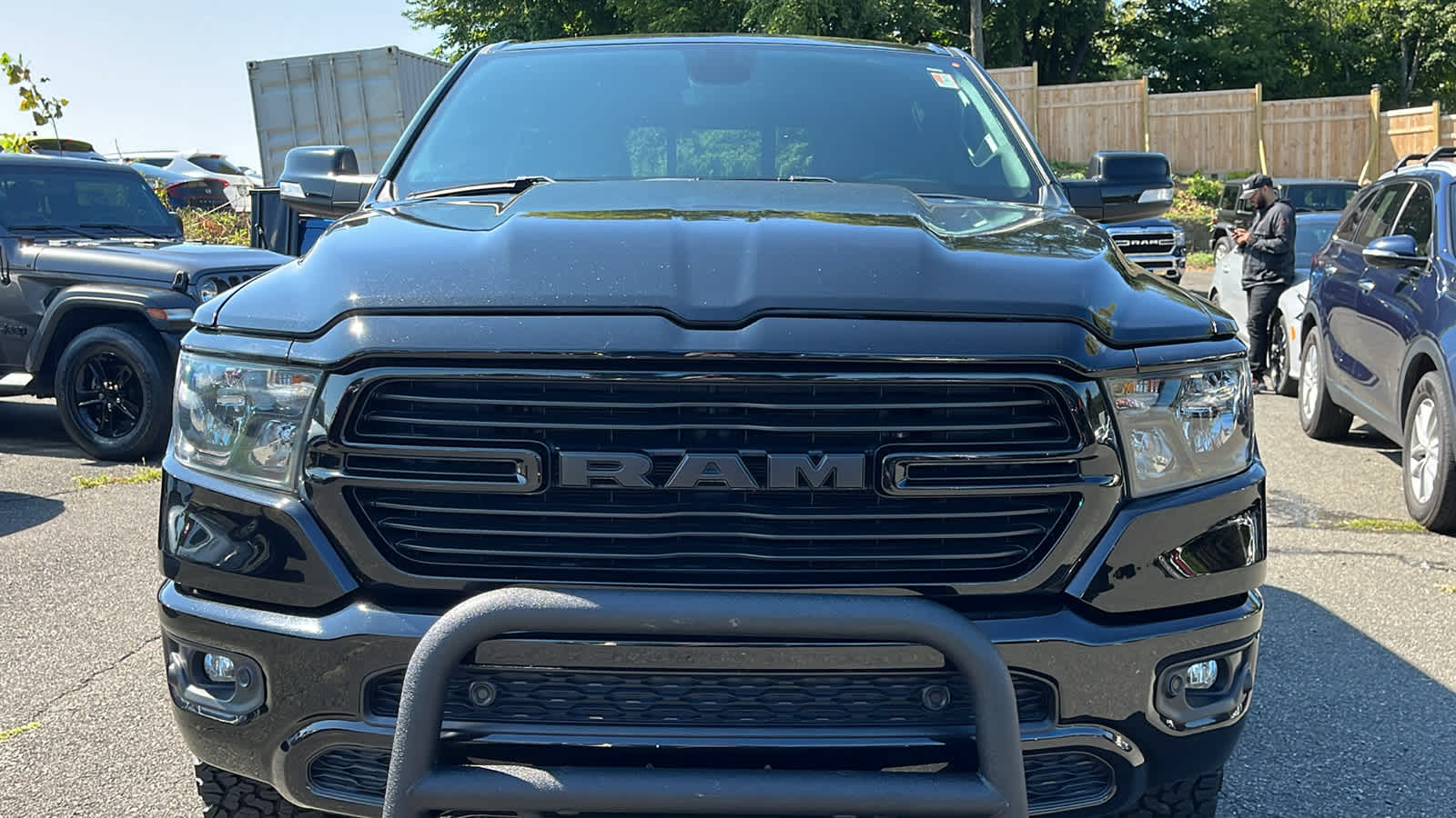 Certified 2021 RAM Ram 1500 Pickup Big Horn/Lone Star with VIN 1C6SRFFT6MN674334 for sale in Danbury, CT