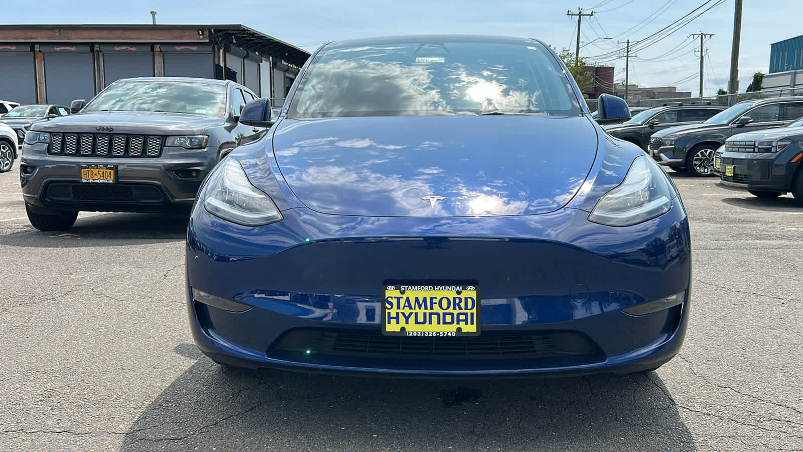 Used 2022 Tesla Model Y Long Range with VIN 7SAYGDEEXNF308086 for sale in Danbury, CT