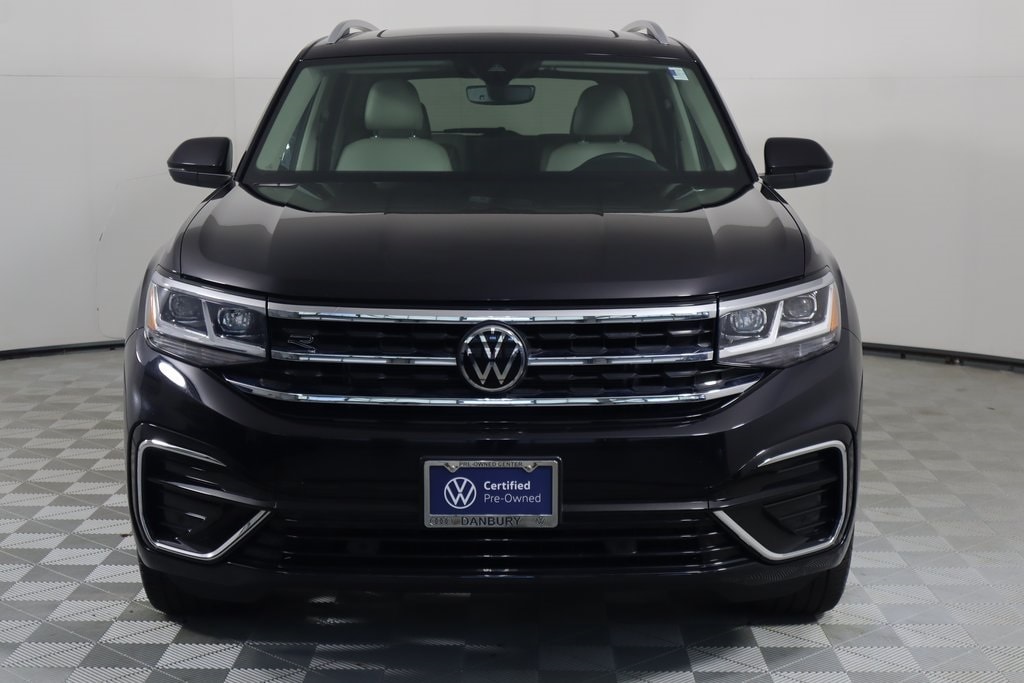 Used 2021 Volkswagen Atlas SEL R-Line with VIN 1V2SR2CAXMC573313 for sale in Danbury, CT