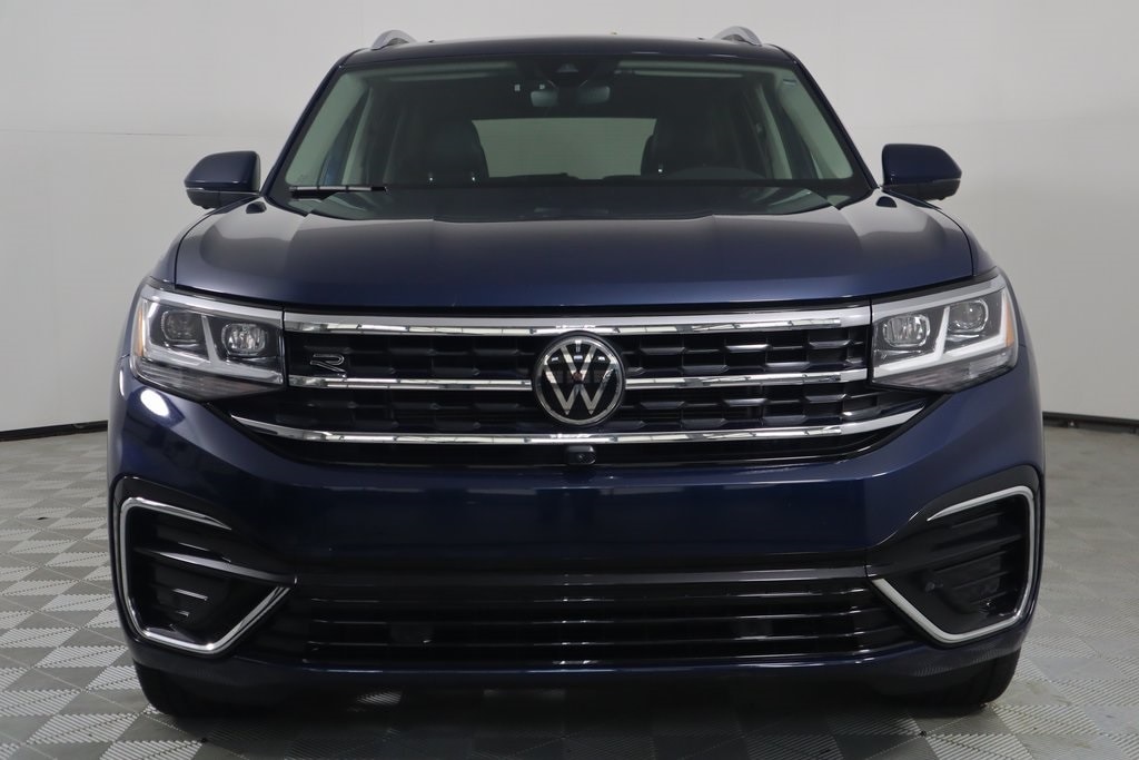 Used 2021 Volkswagen Atlas SEL Premium R-Line with VIN 1V2FR2CA6MC550371 for sale in Danbury, CT