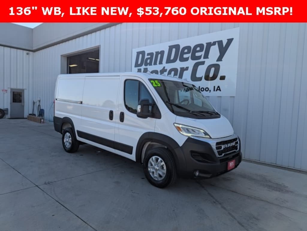 Used 2025 Ram Promaster 1500 Low Roof Cargo Van