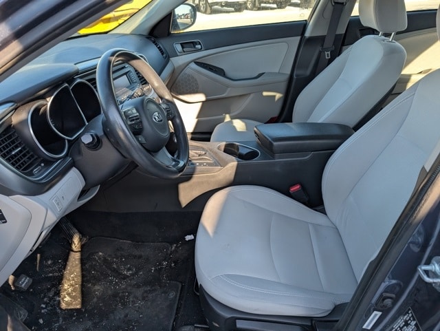 Used 2015 Kia Optima LX with VIN 5XXGM4A75FG369952 for sale in Waterloo, IA