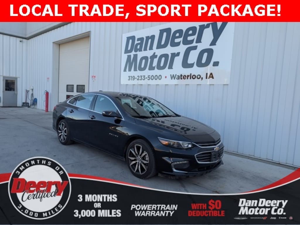 Certified 2017 Chevrolet Malibu LT Sedan