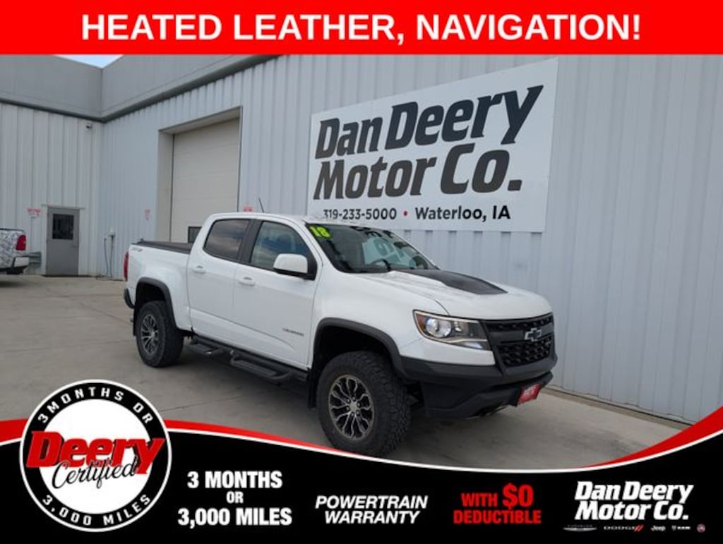 Certified 2018 Chevrolet Colorado ZR2 Truck