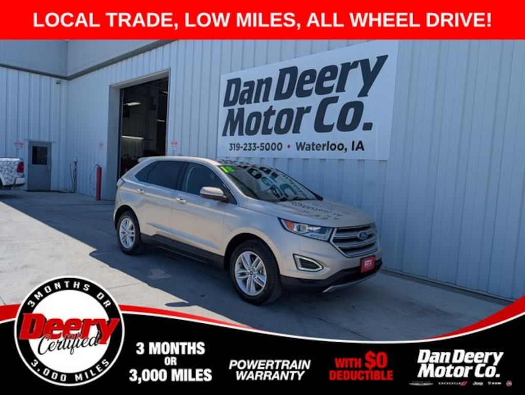 Certified 2018 Ford Edge SEL SUV