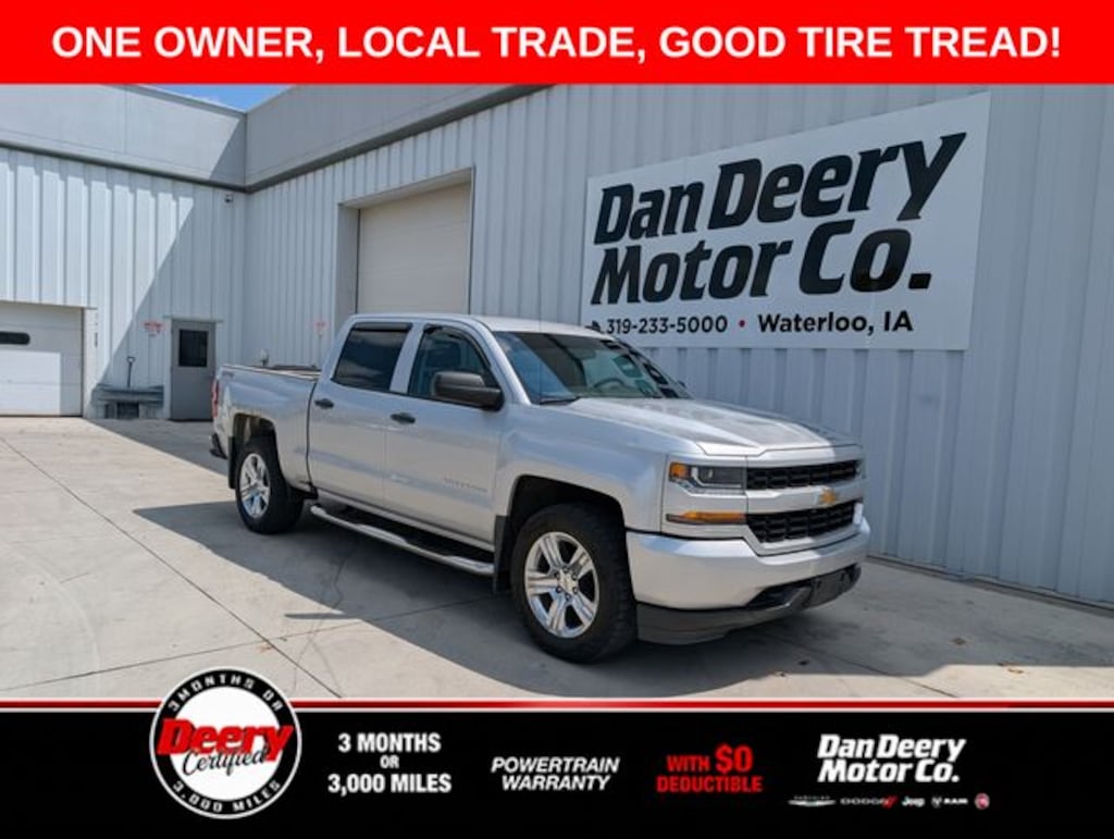 Used 2018 Chevrolet Silverado 1500 Custom Truck