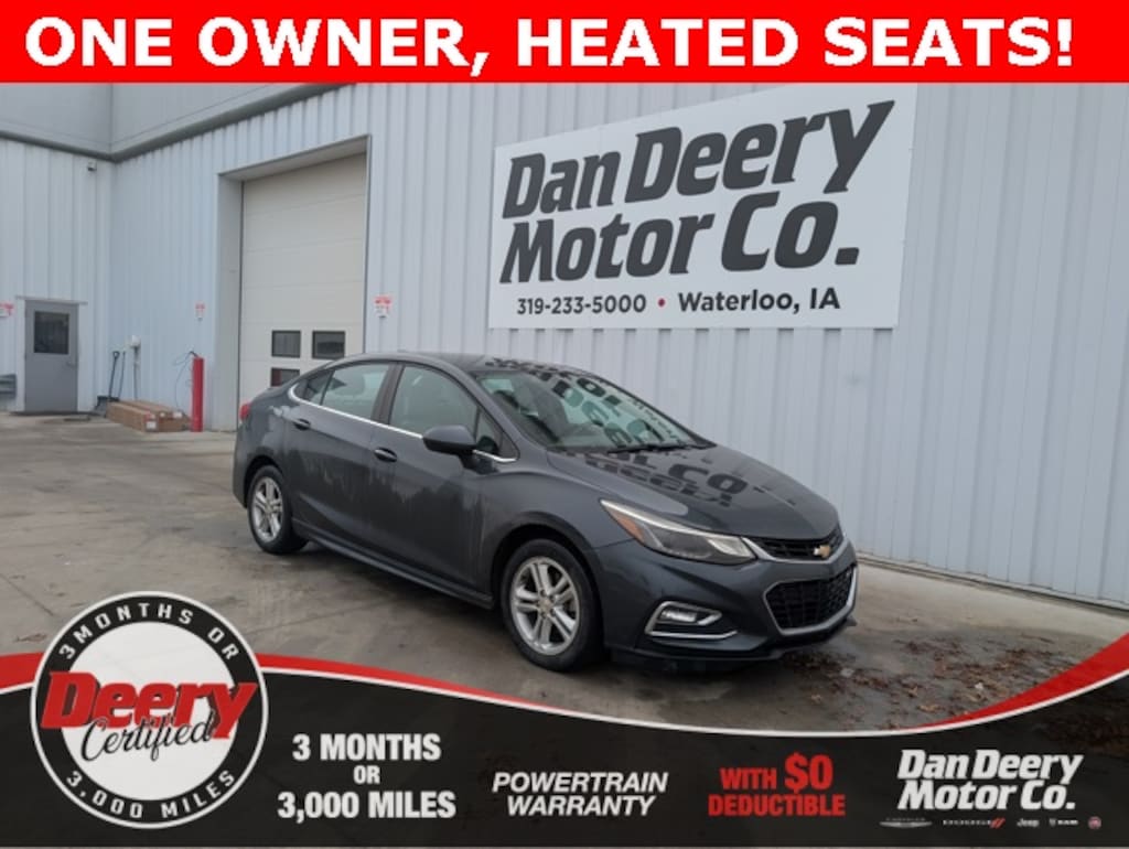 Certified 2018 Chevrolet Cruze LT Sedan