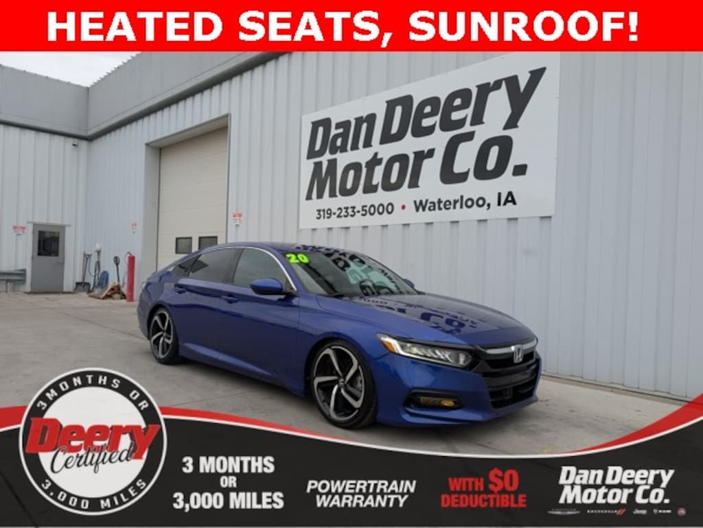 Certified 2020 Honda Accord Sport 2.0T Sedan