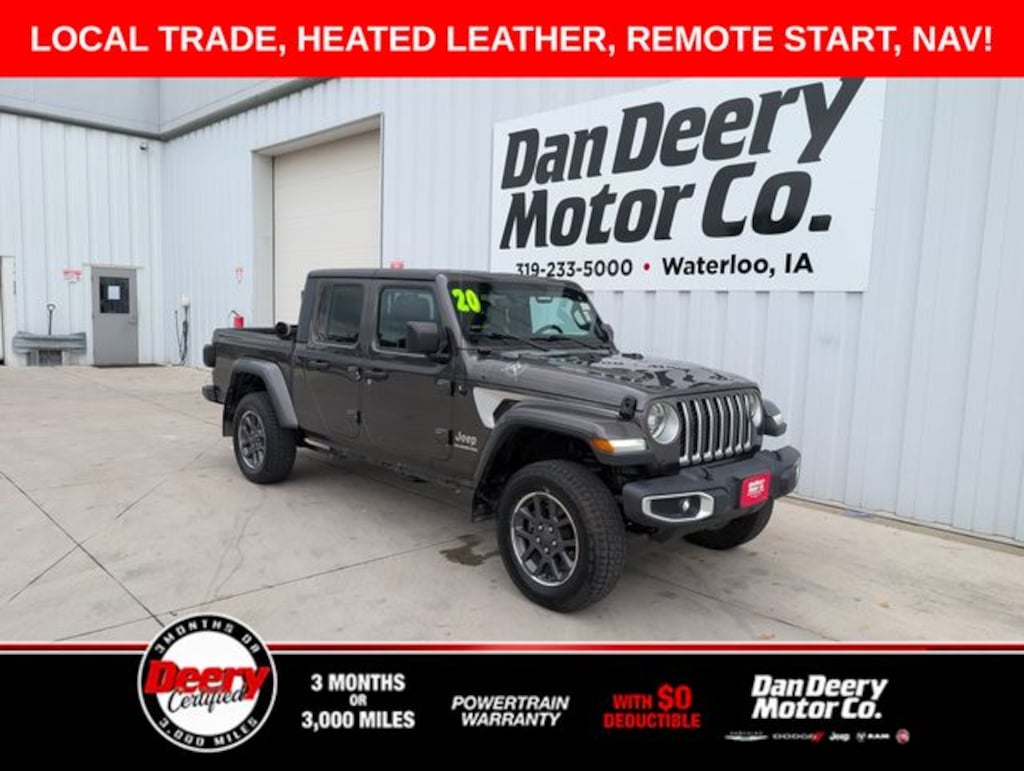 Used 2020 Jeep Gladiator Overland Truck