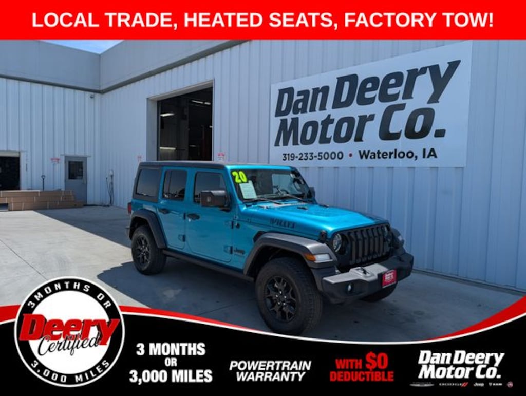 Used 2020 Jeep Wrangler Unlimited Willys SUV