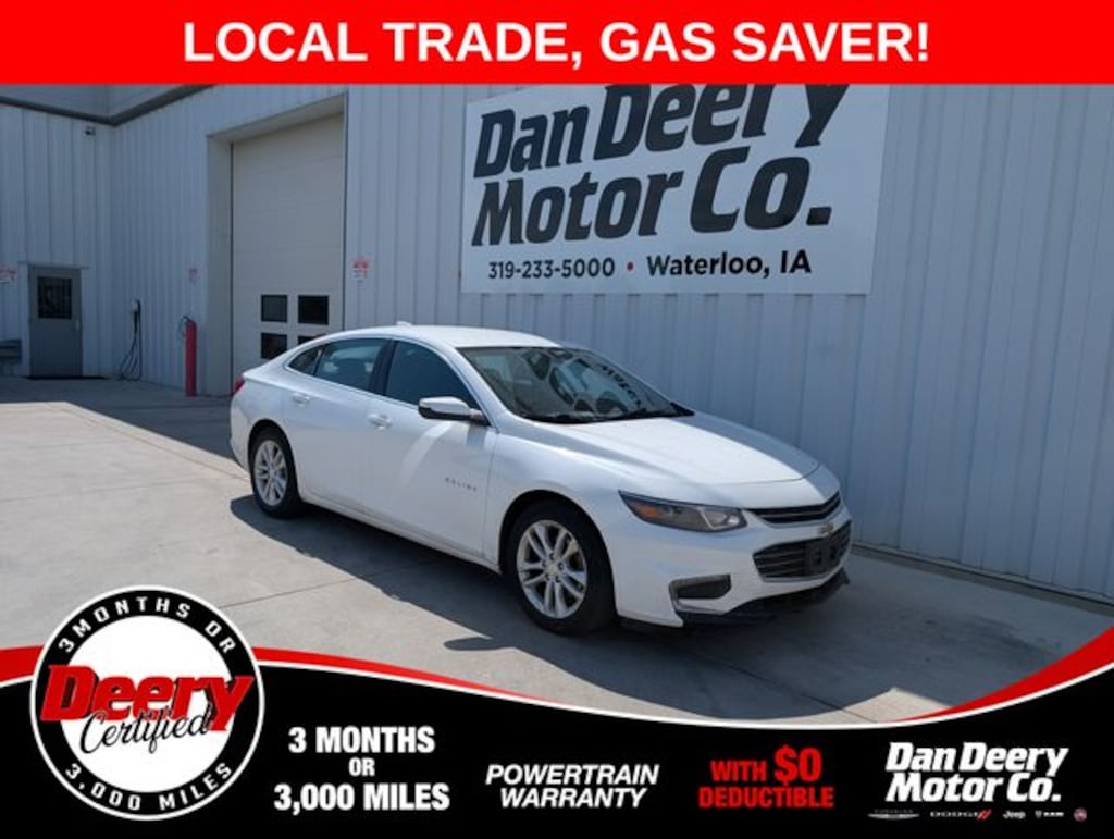 Certified 2017 Chevrolet Malibu LT Sedan