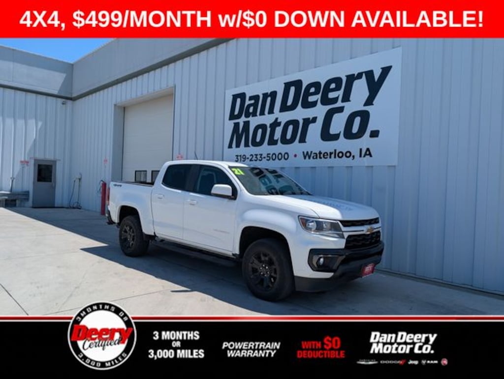 Certified 2021 Chevrolet Colorado LT Truck