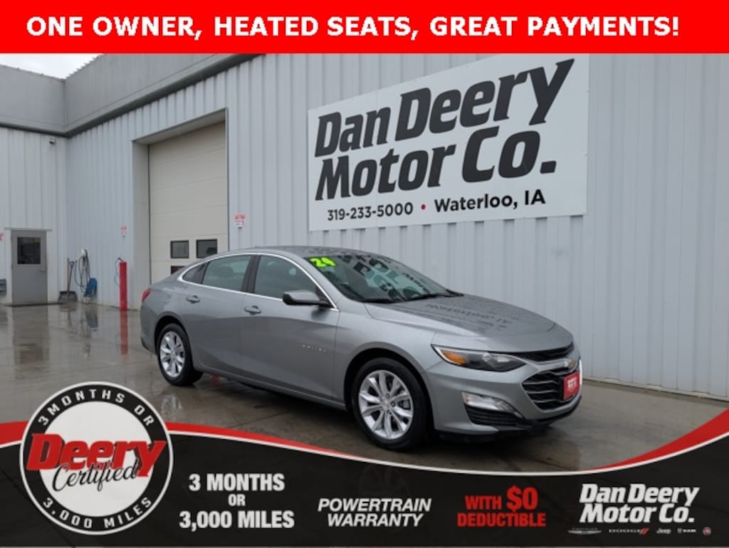 Certified 2024 Chevrolet Malibu LT Sedan
