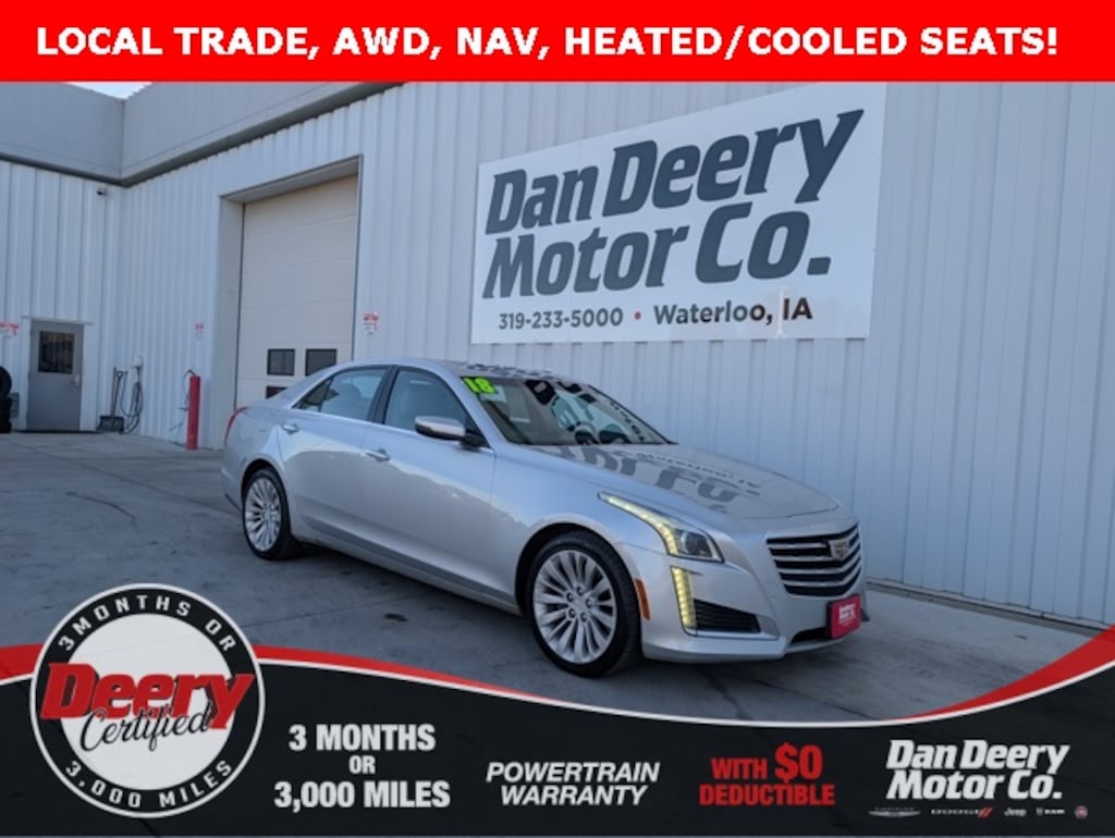 Used 2018 Cadillac CTS 2.0L Turbo Luxury Sedan