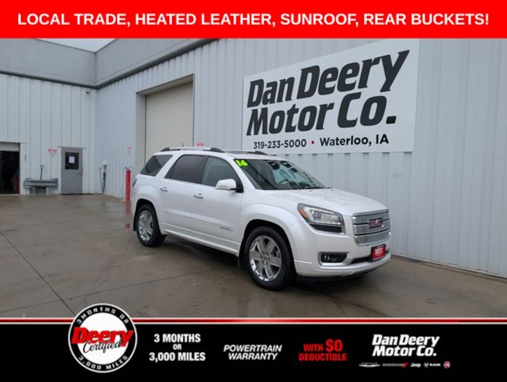 Certified 2016 GMC Acadia Denali SUV