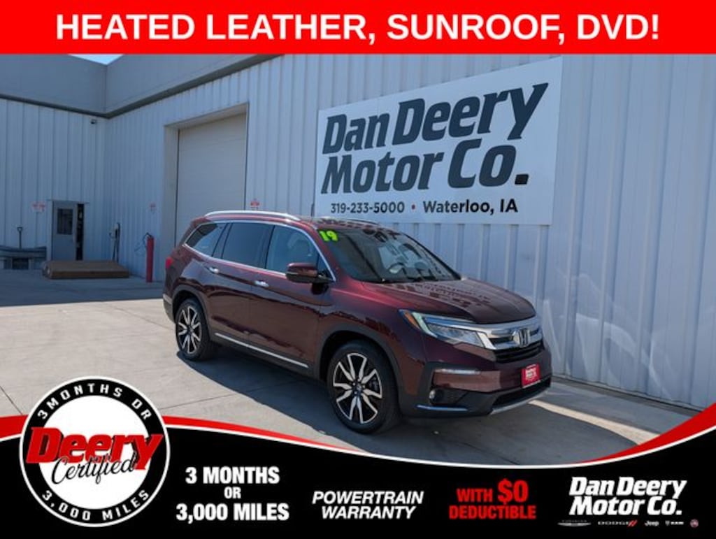 Certified 2019 Honda Pilot Touring SUV