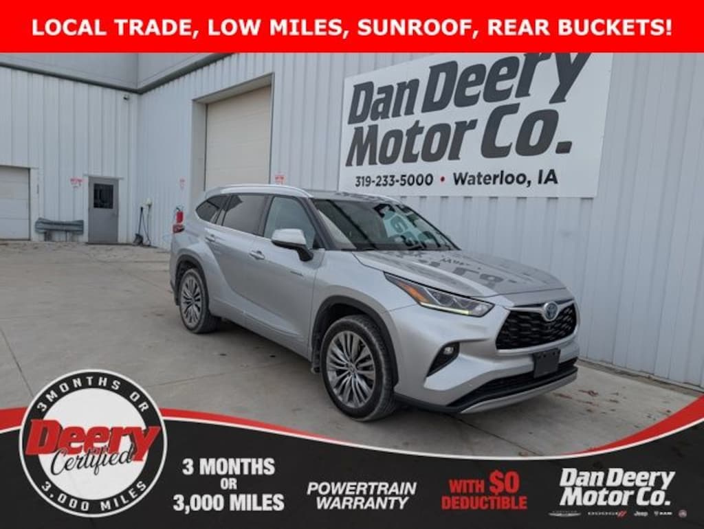 Certified 2021 Toyota Highlander Hybrid Platinum SUV