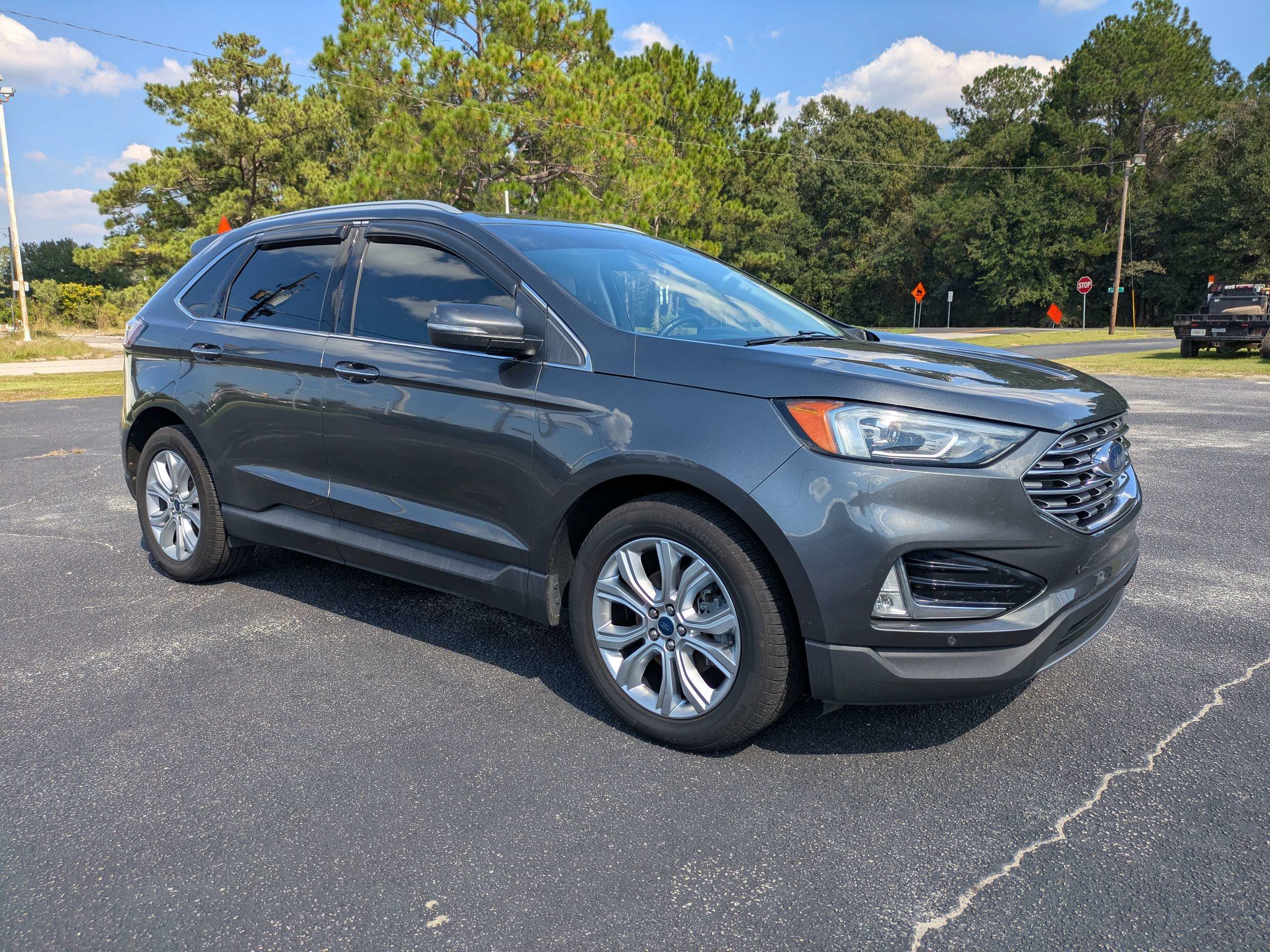 Used 2020 Ford Edge Titanium with VIN 2FMPK3K94LBA55751 for sale in Metter, GA