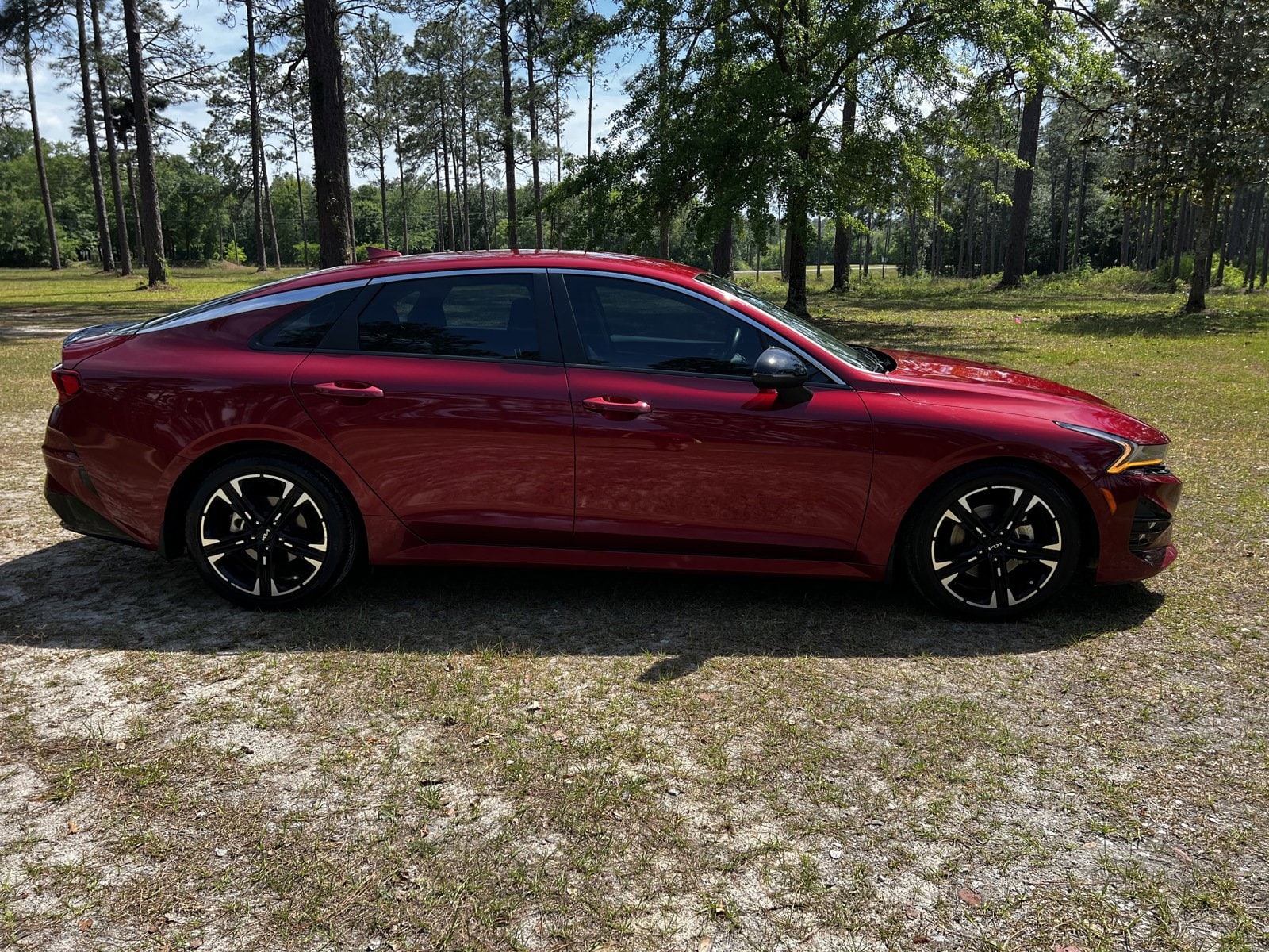 Used 2022 Kia K5 GT-Line with VIN 5XXG64J23NG091288 for sale in Swainsboro, GA