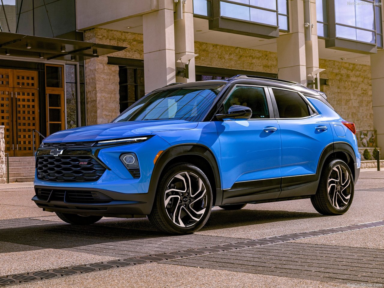 A side view of the new Chevy Trailblazer